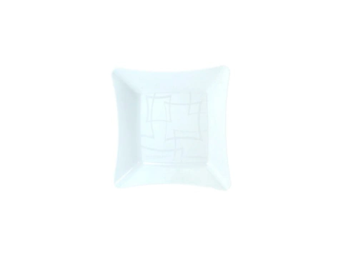 PRATO QUADRADO GRANDE BRANCO FECHADO