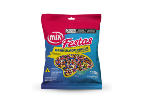 CONFEITO GRANULADO MACIO MISTO 120gr