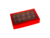 CAIXA LAMINADA C/ VISOR (15 DOCES) VERMELHO - comprar online