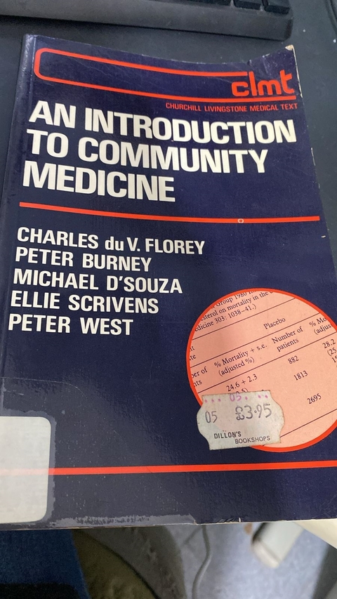 An Introduction To Community Medicine - Autor: Charles Du V. Florey (1983) [usado]
