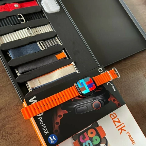 SMARTWATCH BAZIK PRIME W69 + KIT COM 7 PULSEIRAS + CAPINHA E PELÍCULA - comprar online