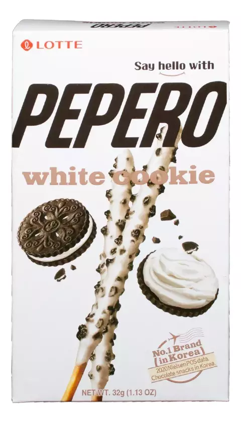 Lotte Pepero de White Cookie 32g - comprar en línea
