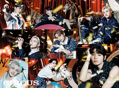 StrayKids Circus 2nd Japan Mini Album Limitado B Rojo