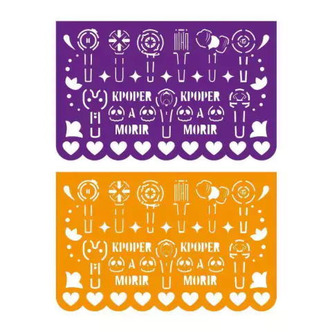 SET Papel Picado Kpoper Multifandom