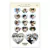 Planilla de Stickers TWS Sparkling Blue