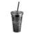 Vasos con popote Transparentes BlackPink