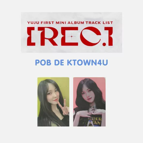 Yuju REC Photocard POB Oficial de Ktown4u