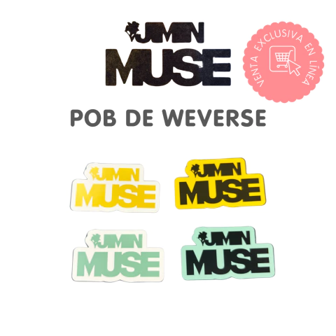 BTS Jimin Muse Set de Sticker POB Oficial de Weverse - comprar en línea