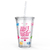 Vasos con popote Transparentes Stray kids
