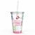 Vasos con popote Transparentes TWICE