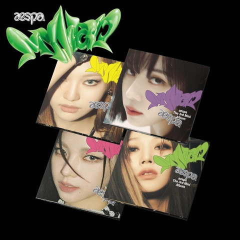 Aespa The 3rd Mini Album MY WORLD Poster Ver. Random