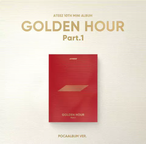 Ateez 10th Mini Album Golden Hour: Part. 1 POCAALBUM ver.