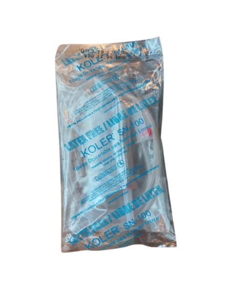 Guía para bomba Koler SN 100 – Accesorio nutrición enteral