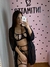 Lingerie Tule corações calcinha duplo