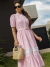 VESTIDO RAYON CHEMISIER LISTRADO