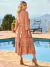 VESTIDO CHIFFON MIDI COM ENTREMEIO LUZIA FAZZOLLI - comprar online