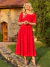 VESTIDO CREPE OMBRO A OMBRO LUZIA FAZZOLLI