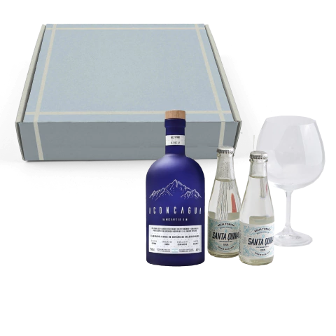 Caja Gin Aconcagua: Con Copa de Cristal y Tónicas para Compartir - comprar online