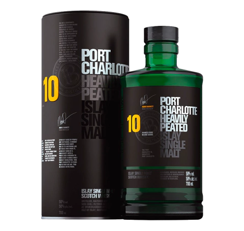 Whisky Bruichladdich Port Charlotte 10 Años 700 Ml - comprar online