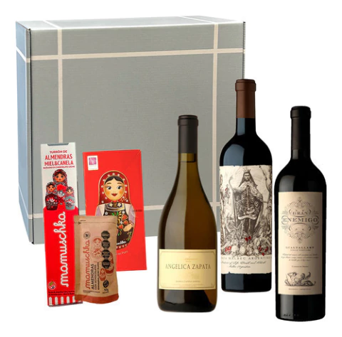 Box Regalo Gran Enemigo Malbec Argentino Angelica Zapata