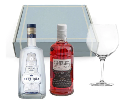 Caja Regalo Aniversario Cumpleaños Gin Heraclito Y Restinga