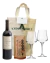 Kit Regalo Vino Dv Catena Cabernet Malbec + Copas + Mamuschka