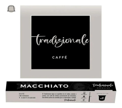 Macchiato Tradizionale Compatibles Nespresso x 10 Capsulas - comprar online