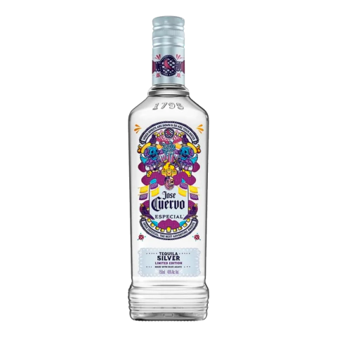José Cuervo Especial Tequila Plata 750 ml. Ed. Limitada Calavera