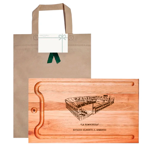 Tabla Madera Grabada para asado 40 X 24 Cm - tienda online