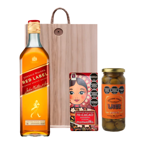 Estuche Regalo Whisky Johnnie Walker Red Label: Sabores Selectos - comprar online