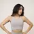 Top Camisetinha - Cinza Glitter