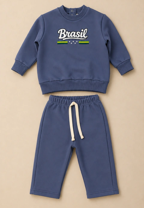 Conjunto Brasil - Azul