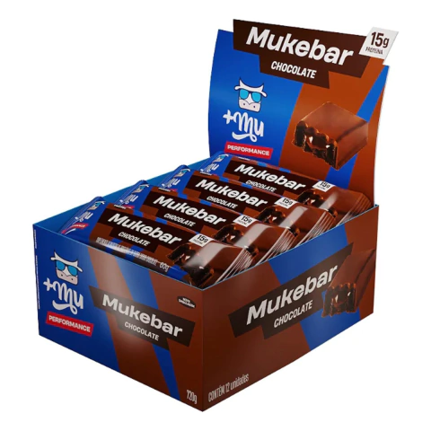 BARRINHA MUKE SABOR CHOCOLATE 12 und x 60g +MU