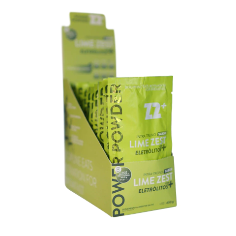 INTRA-TREINO POWER POWDER Z2+ LIME ZEST CX C/ 10 UND X 45g - Z2 FOODS