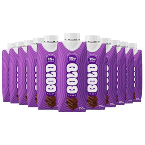 BOLD SHAKE PROTEICO CHOCOLATE ZERO AÇUCAR 250g x 12 UND