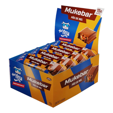 BARRINHA MUKE SABOR PAO DE MEL 12 und x 60g +MU