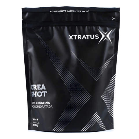Crea Shot 100% Creatina Monohidratada Em Pó 300g Xtratus