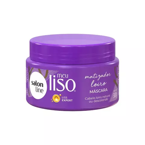 MÁSCARA MEU LISO MATIZADOR LOIRO - SALON LINE - 300g