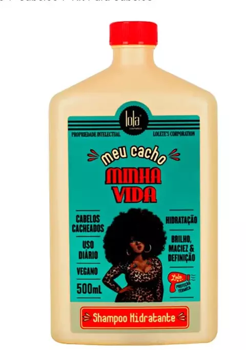 SHAMPOO HIDRAT MEU CACHO MINHA VIDA - LOLA COSMETICS - 500ml