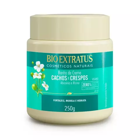 MÁSCARA CAPILAR CACHOS & CRESPOS - BIO EXTRATUS - 250g