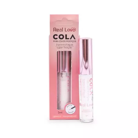 COLA PARA CÍLIOS POSTIÇOS - REAL LOVE - 5ml