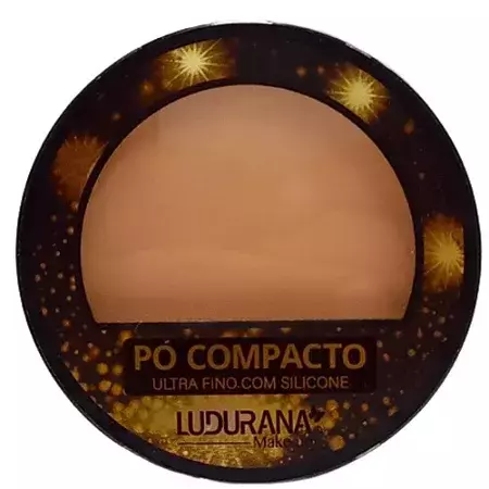 PÓ COMPACTO ULTRA FINO C SILICONE N°01 - LUDURANA - 8g