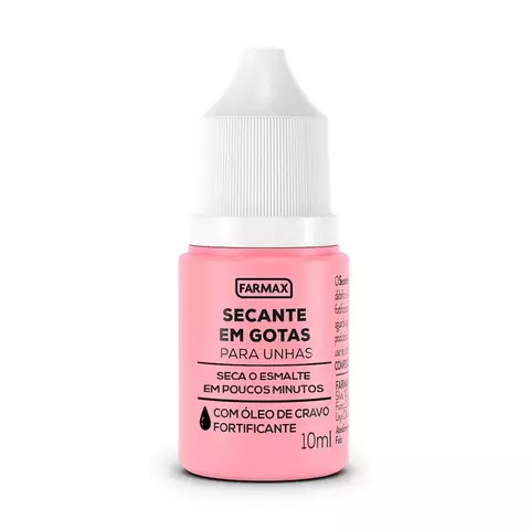 SECANTE EM GOTAS P/UNHAS - FARMAX - 10ml