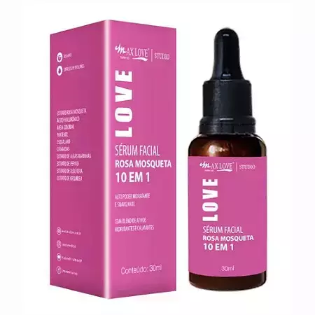 SÉRUM FACIAL 3EM1 - MAX LOVE - 30ml