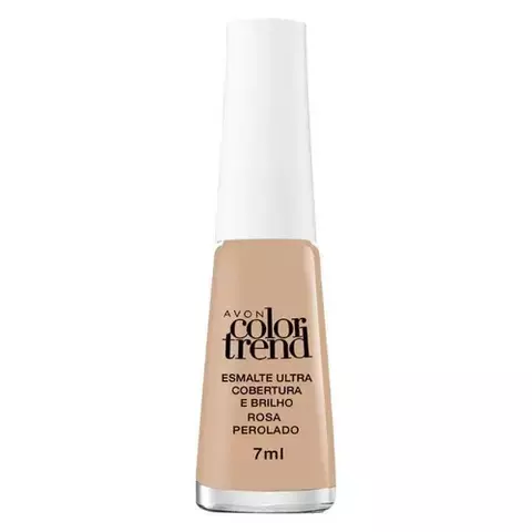 ESMALTE COLOR TREND ROSA PEROLADO - AVON - 7ml