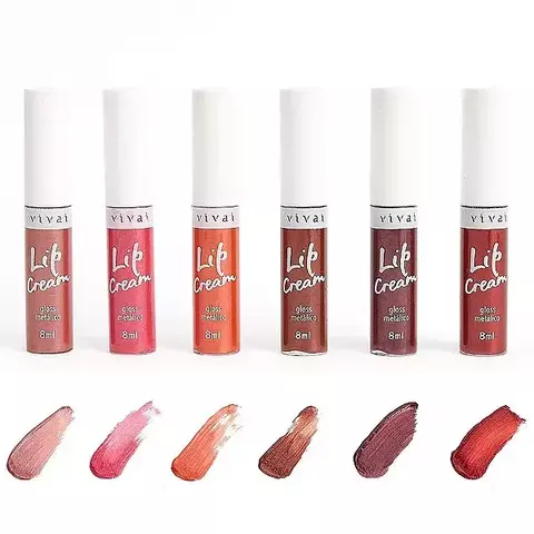 GLOSS METÁLICO LIP CREAM - VIVAI - 8ml
