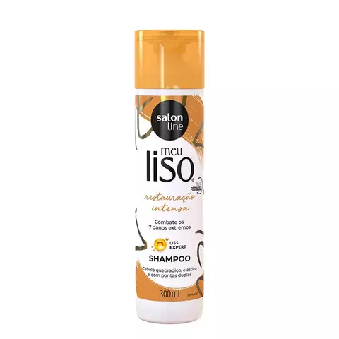 SHAMPOO MEU LISO RESTAURAÇÃO INTENSA - SALON LINE - 300ml
