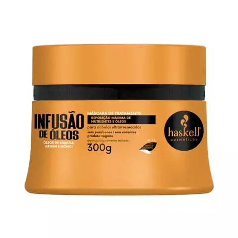 MÁSCARA INFUSÃO DE ÓLEOS - HASKELL - 300g