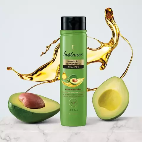 SHAMPOO ABACATE NUTRIÇÃO REPARADORA - INSTANCE - 300ml