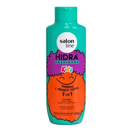 SHAMPOO HIDRA CACHINHOS KIDS 2 EM 1 - SALON LINE - 300ml